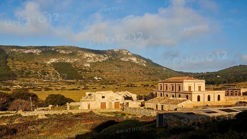 Palazzo Florio, Levanzo, Egadi Islands, Sicily, Italy, Europe