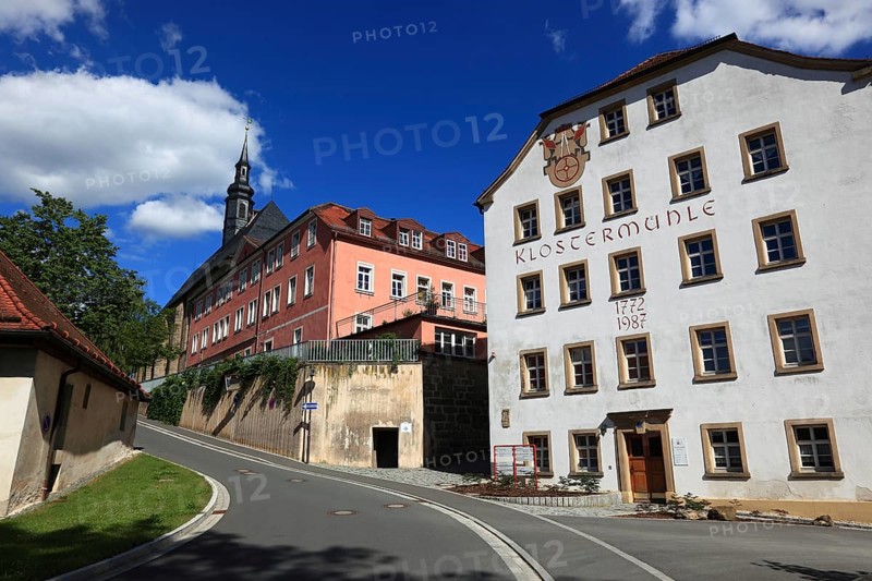 Klostermühle and Himmelkron Monastery, Kulmbach District, Upper Franconia, Bavaria, Germany, Europe