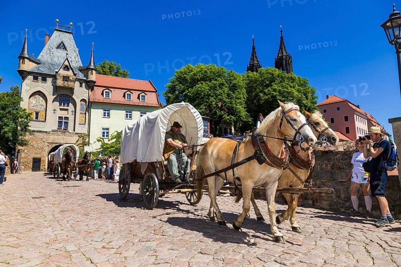 Settlers' procession at Albrechtsburg Castle