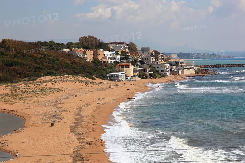 Sandy beach beach near Selinunte, Sicily, Italy, Sicily, Italy, Europe