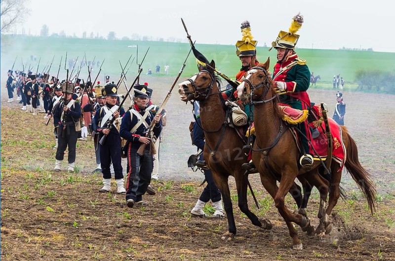 Battle re-enactment Großgörschen