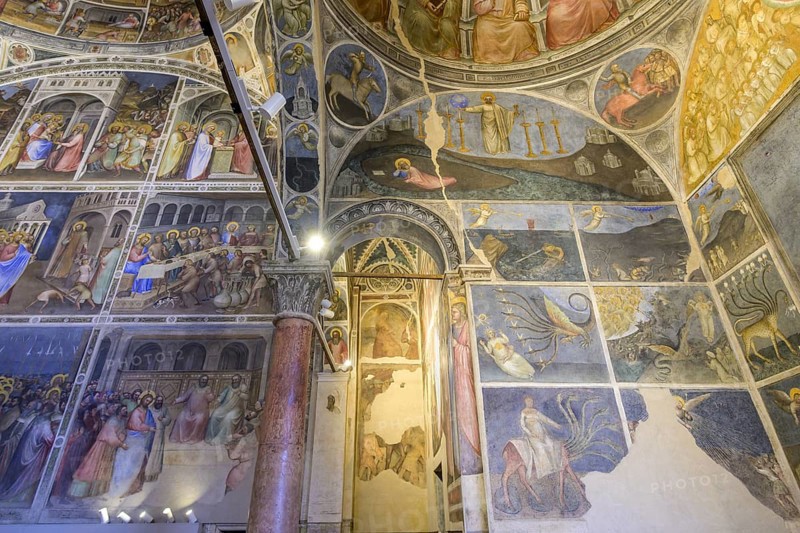 Baptistery of San Giovanni Battista with frescoes by Menabuoi, Padua, Province of Padua, Italy, Europe