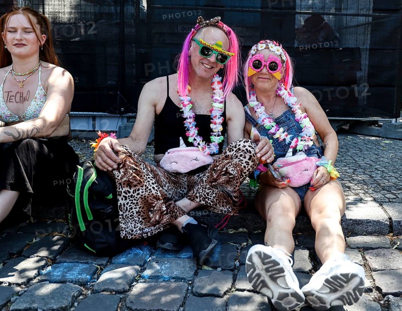 Techno fans celebrate Rave the Planet in Berlin, Berlin, 08.07.2023
