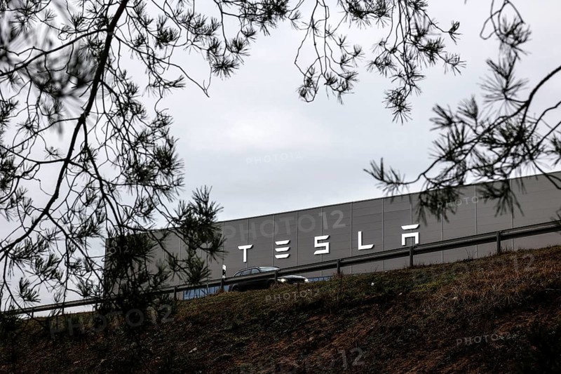 Tesla Giga Factory, view of the battery factory, Grünheide, 28/01/2023