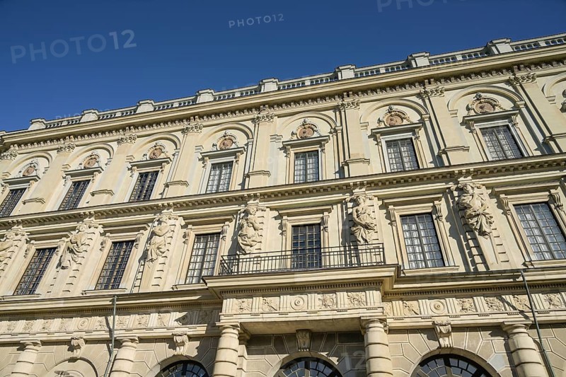 West façade, Royal Palace, Kungliga slottet, Stockholm, Sweden, Europe