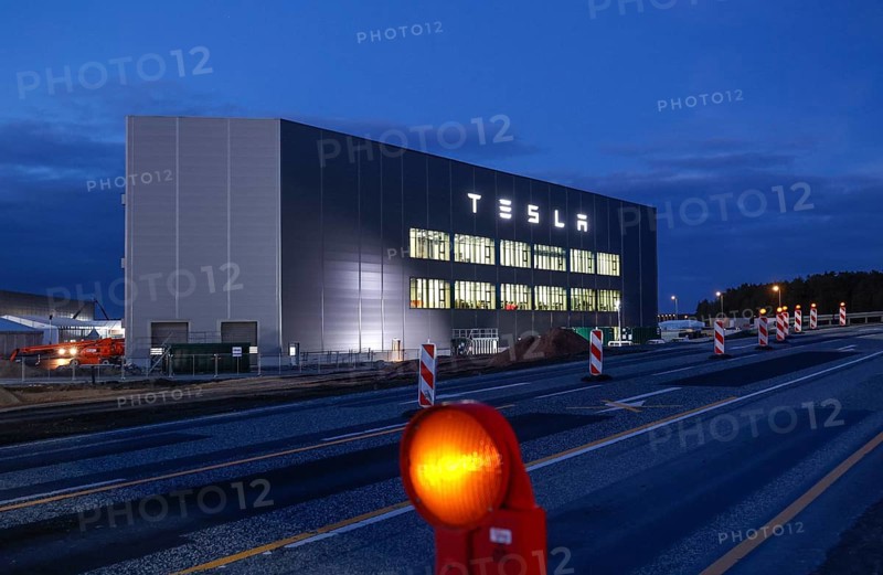Battery factory at the Tesla plant, Grünheide, 13.01.2023
