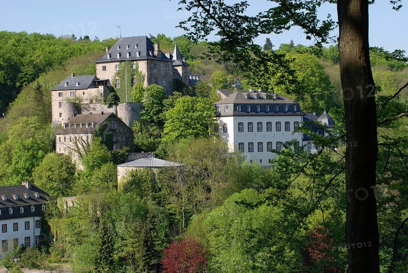 Europe Germany North Rhine-Westphalia Eifel Blankenheim Castle Building Sightseeing Tour historical historical architecture