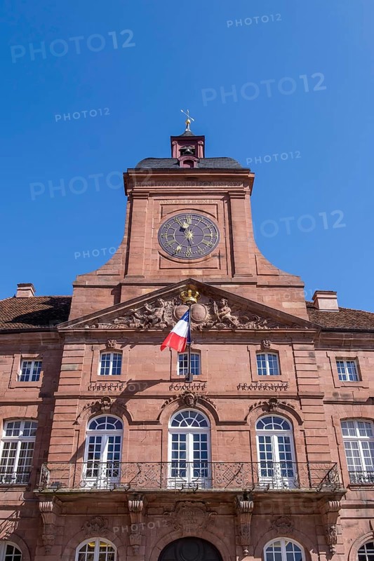 Hotel de Ville, Town Hall, Wissembourg, Alsace, France, Europe