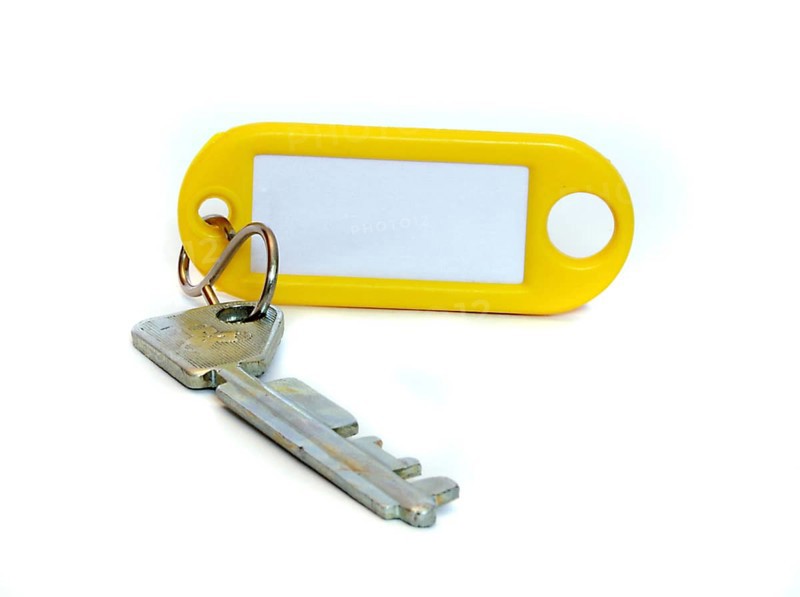 Key with key fob, studio