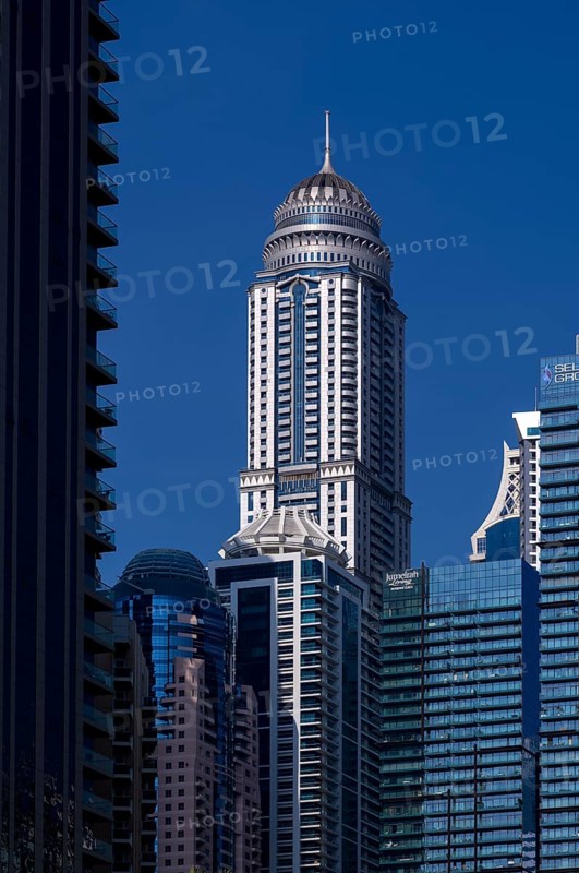 Princess Tower, Skyline, Dubai Marina, Dubai, United Arab Emirates, VAR, Asia