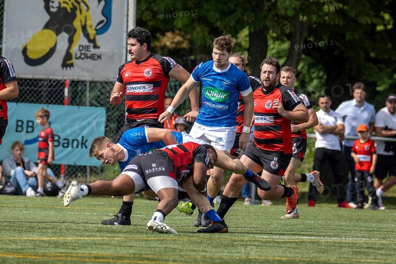Heidelberg, 15.06.2024, Rugby 1st Bundesliga, 2023/24 season, final for the German championship: SC Frankfurt 1880 against SC Neuenheim