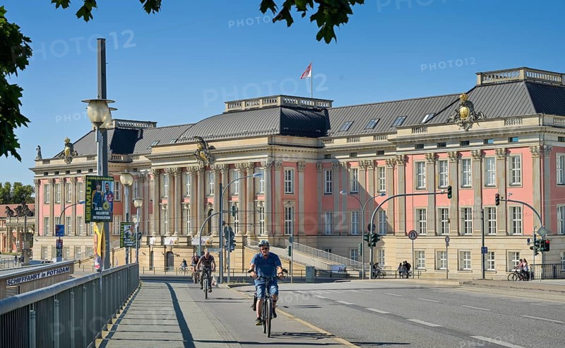Long Bridge, Brandenburg State Parliament, Alter Markt, Potsdam, Brandenburg, Germany, Europe
