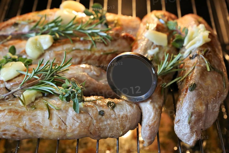 Fillet of Iberico pork in the oven