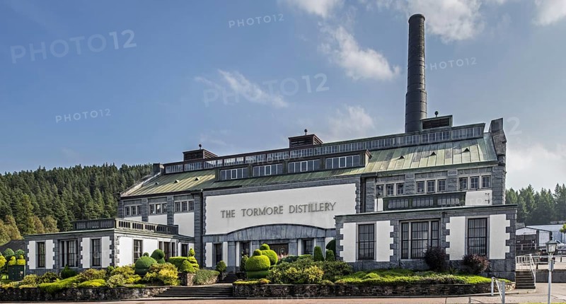 Tormore distillery, Speyside single malt Scotch whisky distillery near Grantown-on-Spey, Scotland, UK