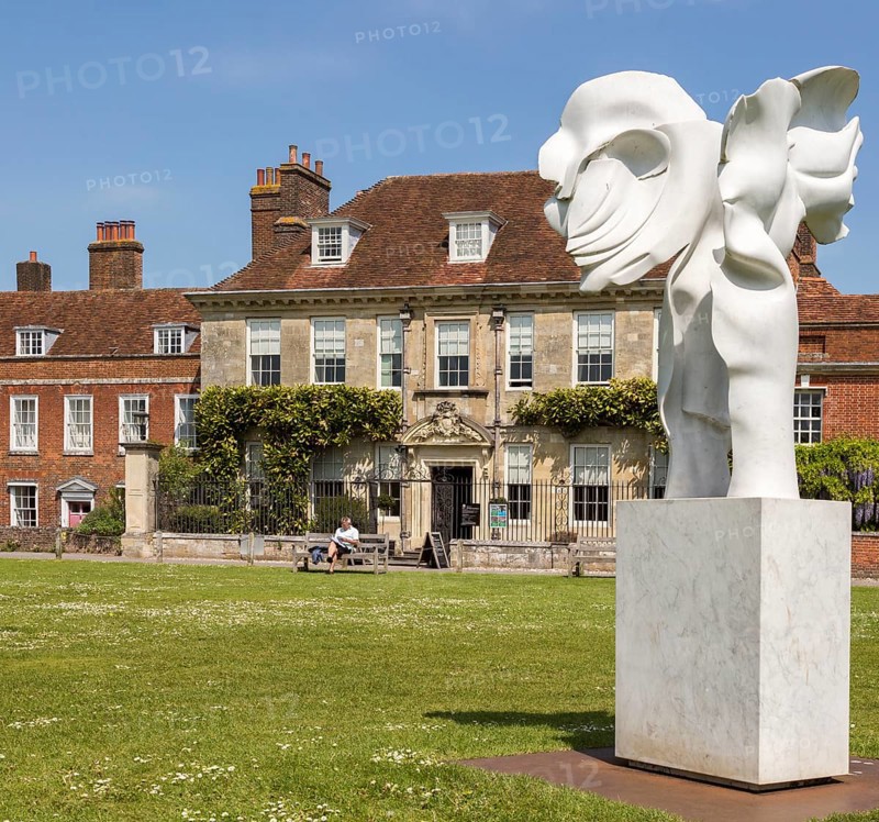 Eighteenth century Georgian architecture of Mompesson House, Cathedral Close, Salisbury, Wiltshire, England, UK