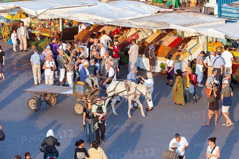 Place Djemaa el Fna Marrakech, Morocco, Africa