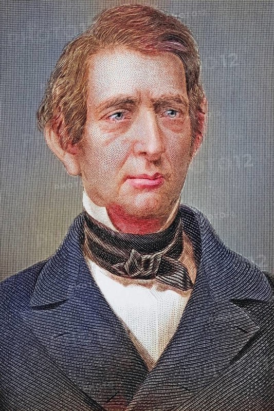 William Henry Seward, 1801-1872, American politician who negotiated the purchase of Alaska, Illustration from Gallery of Historical Portraits, published around 1880, Historical, digitally restored reproduction from a 19th century original, Record date not stated