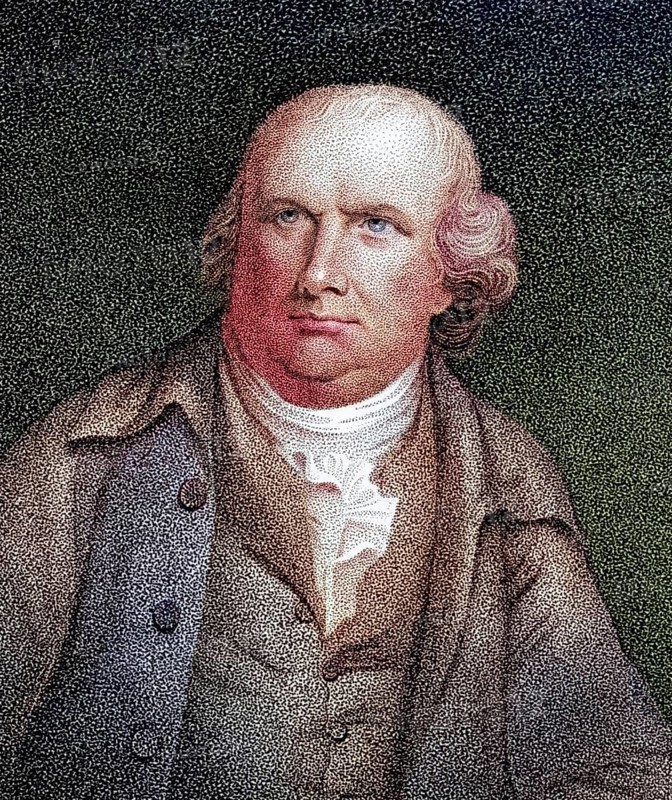 Robert Morris, 1734 to 1806, American statesman and founding father A signer of the Declaration of Independence Nineteenth-century engraving by JB Longacre after a painting, Historical, digitally restored reproduction from a nineteenth-century original, Record date not stated