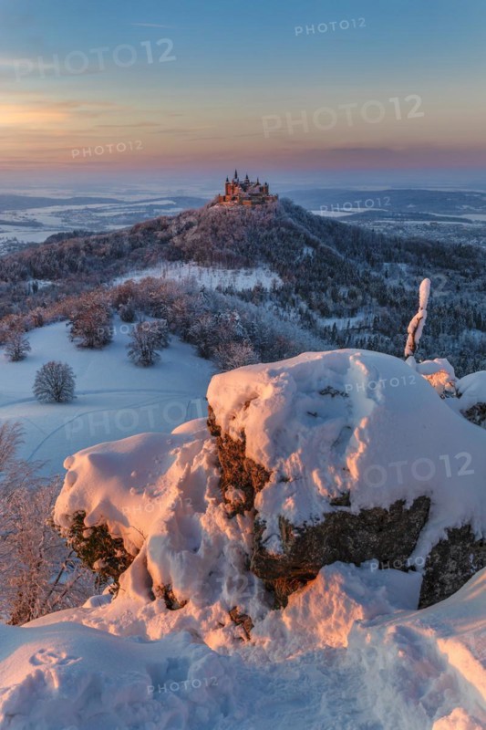 Hohenzollern Castle, Swabian Alb, Baden- Württemberg, Germany, Hohenzollern Castle, Zollernalb, Swabian Alb, Baden-Württemberg, Germany, Europe