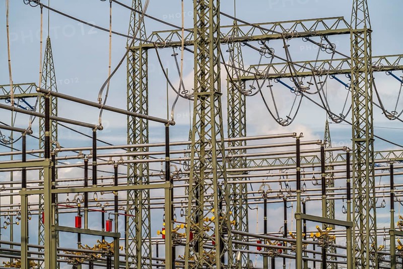 New construction of the transformer station on Cranger Straße in Herten, Emscherbruch station, North Rhine-Westphalia, Germany, Europe