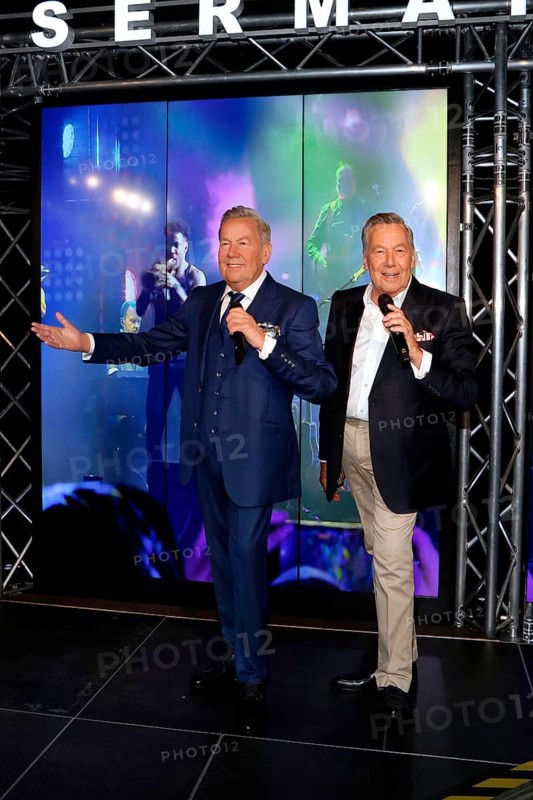 Roland Kaiser at the presentation of Roland Kaiser's wax figure for Kaisermania at Madame Tussaud's in Berlin on 15 August 2024