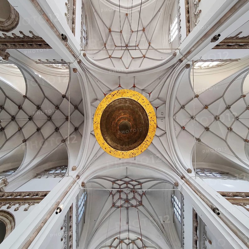 Eusebiuskerk or Grote Kerk, main church of Arnhem, interior view with view of the vault, Province of Gelderland, Netherlands