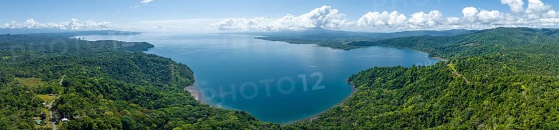 Panorama, South Pacific and rainforest, Osa Peninsula, Punterenas Province, Costa Rica, Central America
