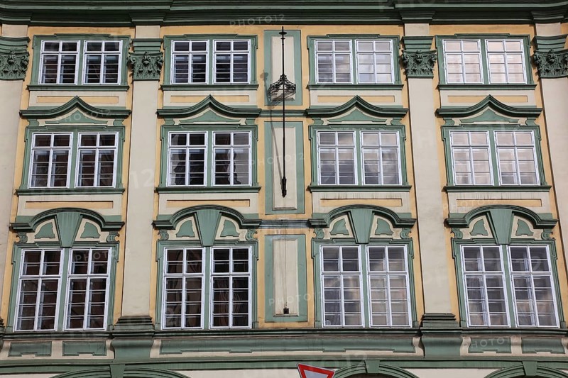 Prague Lesser Town district, the palace, Palac Smirickych, cultural monument on Lesser Town Square, Prague, Czech Republic, Europe