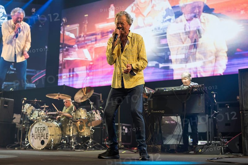 Ian Gillan, singer of Deep Purple live on 1 More Time Tour at the Max-Schmeling-Halle in Berlin on 19 October 2024