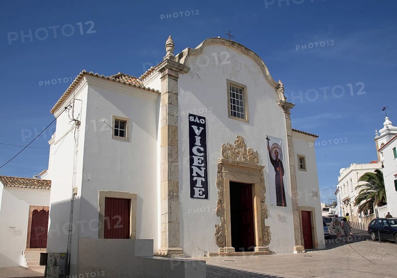 Church Igreja Sao Vicente in Albufeira, Algarve, Portugel