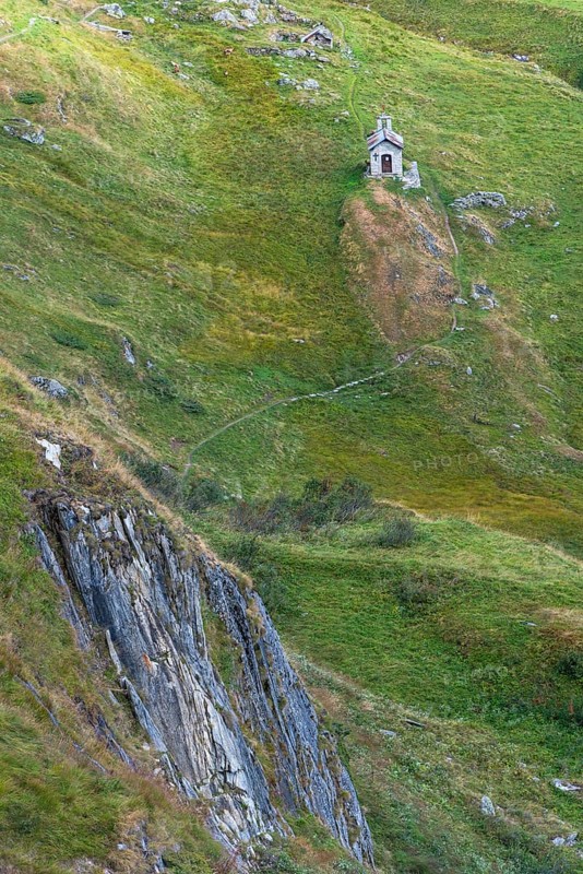 The UNESCO Panorama Trail from Belalp to Riederfurka, chapel, hiking, hiking trail, hike, tourism, Valais, Switzerland, Europe