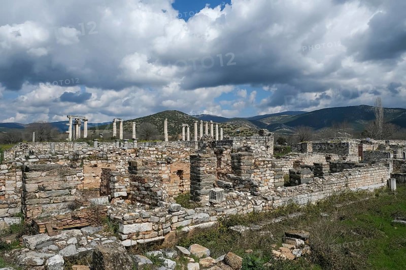 Excavation site site of the ancient city of Aphrodisias, today's city of Geyre, Karacasu, Aydin, Western Turkey, Turkey, Asia