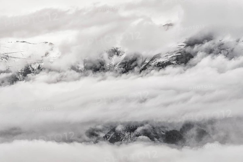 Poor visibility in cloudy skies in the Swiss Alps, clouds, poor visibility, nature, winter, fog, foggy, cloudy, cloud cover, Valais, Switzerland, Europe