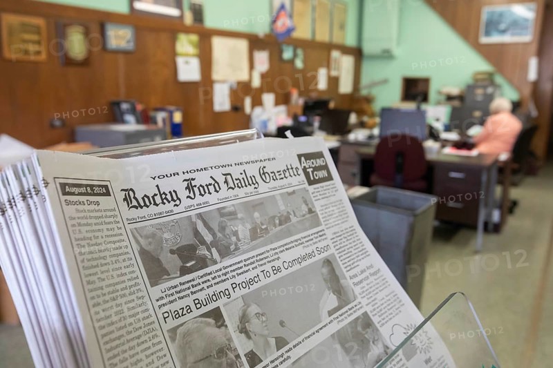 Rocky Ford, Colorado, The office of the Rocky Ford Daily Gazette, a small-town newspaper in southeast Colorado. More than 2, 000 local newspapers across the United States have closed in recent years