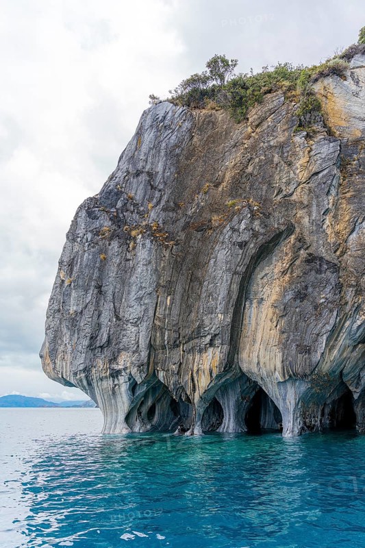 Marble Cathedral, Marble Caves, Puerto Rio Tranquilo, Chile Chico, Aysen, Chile, South America