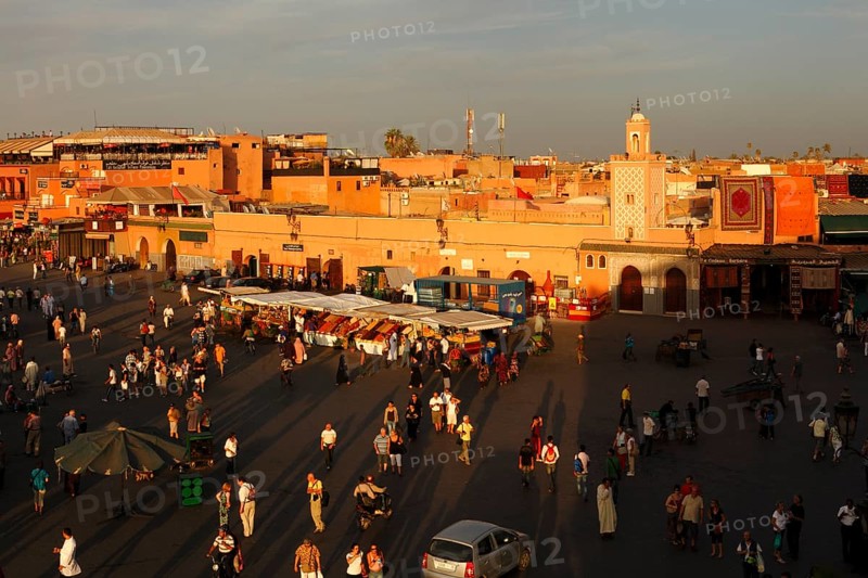 Place Djemaa el Fna, Marrakech, Morocco, Africa