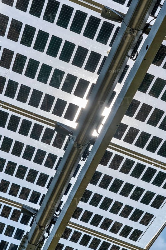 Agri-photovoltaic test plant, an apple orchard with two different systems of PV modules was roofed over 3000 square metres, rain and sunlight comes through, at the same time protection against hail and heavy rain, next to it are the same trees but without a solar roof, as a comparison object, how the PV roof affects the trees and harvest, the field test is accompanied by the Fraunhofer Institute for Solar Energy Systems ISE, in Grafschaft-Gelsdorf, Rhineland-Palatinate, Germany, Europe