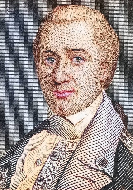 Otho Holland Williams, 1749, 1794, Brigadier General during the American Revolutionary War, Illustration from Gallery of Historical Portraits, published around 1880, Historical, digitally restored reproduction from a 19th century original, Record date not stated