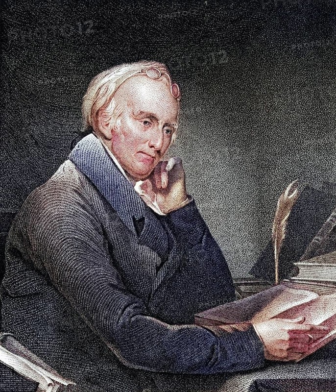 Dr Benjamin Rush, 1745 to 1813, American Statesman and Founding Father Signer of the Declaration of Independence Engraving by JB Longacre from the 19th century, Historical, digitally restored reproduction from a 19th century original, Record date not stated