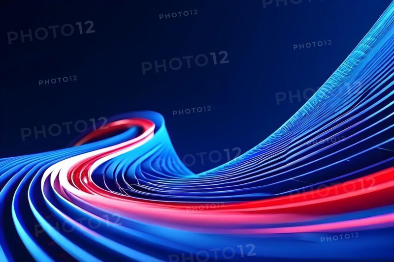 Series of vertical staggered lines suggesting the rhythm and speed of cyclists at olympic games, colors in french tricolor blue, white and red, AI generated