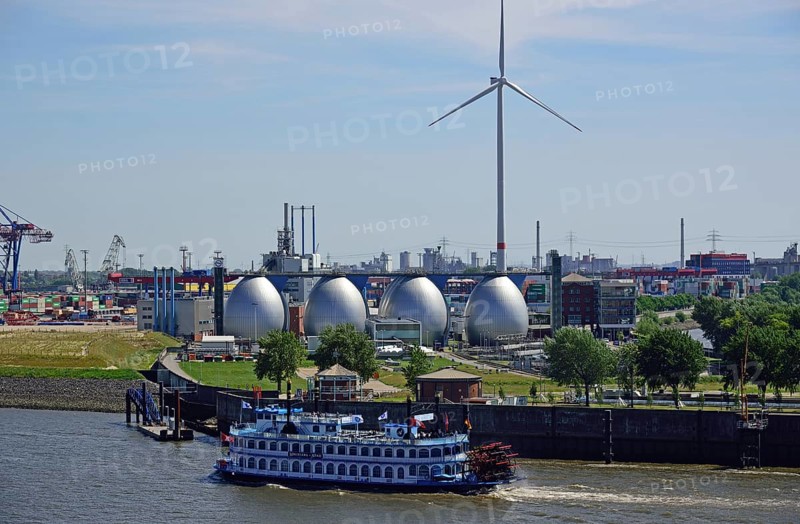 Hamburg, Köhlbrandhöft water treatment plant