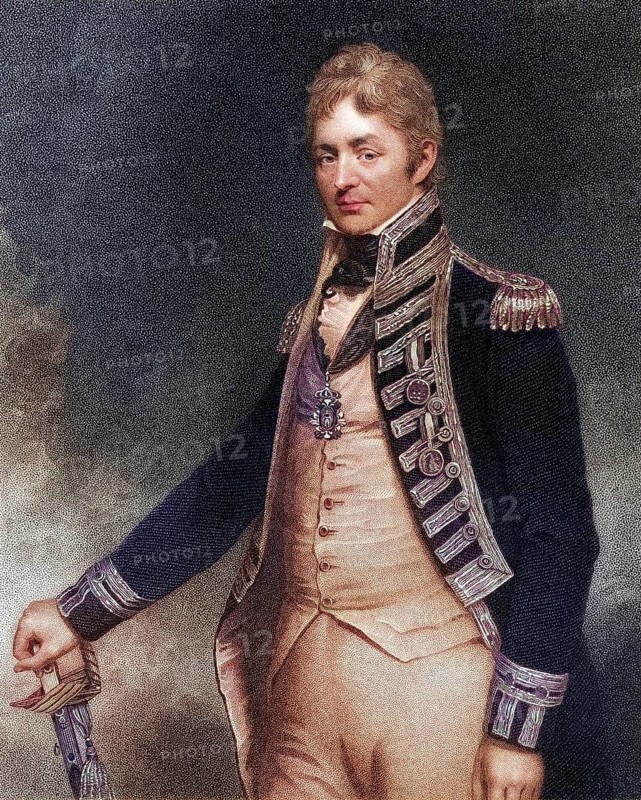Sir Thomas Troubridge 1st Baronet c1758 to 1807 English admiral, Historical, digitally restored reproduction from a 19th century original, Record date not stated