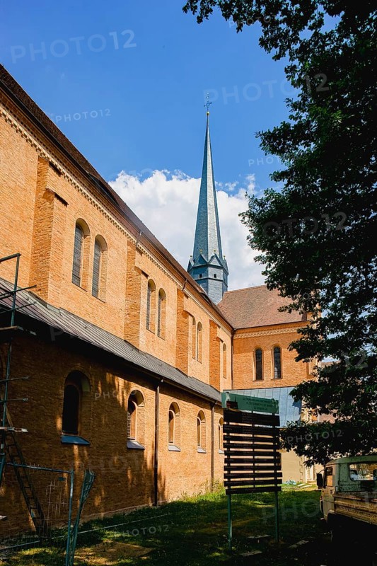 Dobrilugk Monastery (Dobraluca) was a Cistercian abbey in Lower Lusatia in the area of today's Doberlug-Kirchhain. The monastery in Dobrilugk was founded by a son of Margrave Konrad of Meissen, Dietrich von Landsberg, in 1165. The monastery church from the beginning of the 13th century can still be admired today. Alongside the churches in Lehnin and Chorin, it is one of the most imposing and important brick buildings from this period. Restorations and remodelling were carried out in 1905/1906, resulting in a mixture of medieval and baroque design elements. Only part of the south wing of the monastery buildings remains, Doberlug Kirchhain Monastery, Doberlug Kirchhain, Brandenburg, Germany, Europe