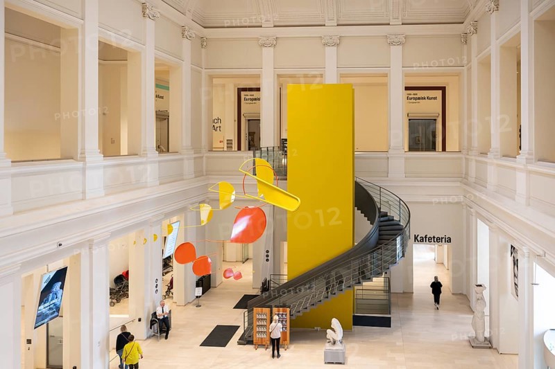 Entrance Hall, State Museum of Art, Statens Museum for Kunst, SMK, National Gallery, Copenhagen, Island of Zealand, Denmark, Europe