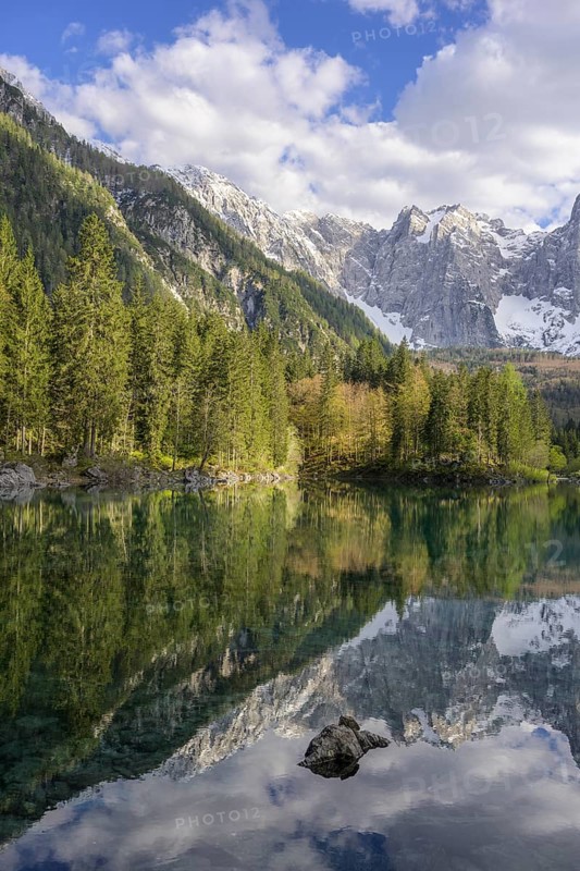 Lago Fusine, Tarvisio, Province of Udine, Italy, Europe