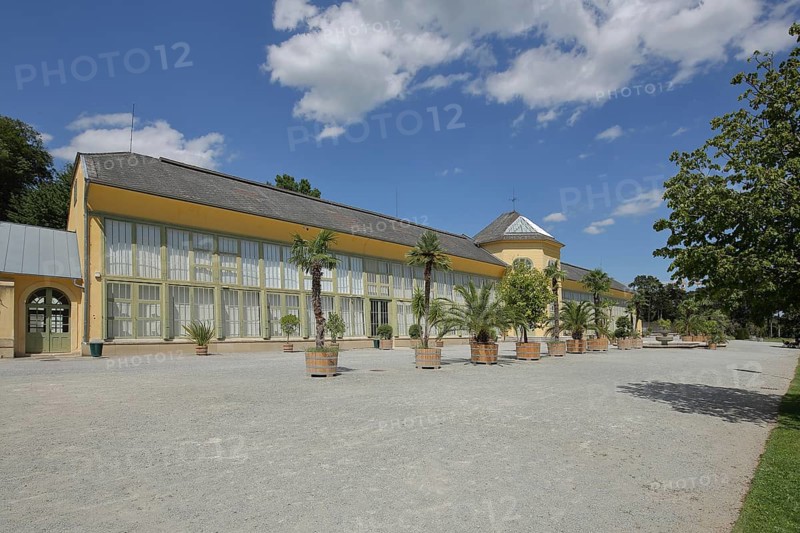 Orangery in Esterházy Palace Park, Esterhazy, Eisenstadt, Burgenland, Austria, Europe