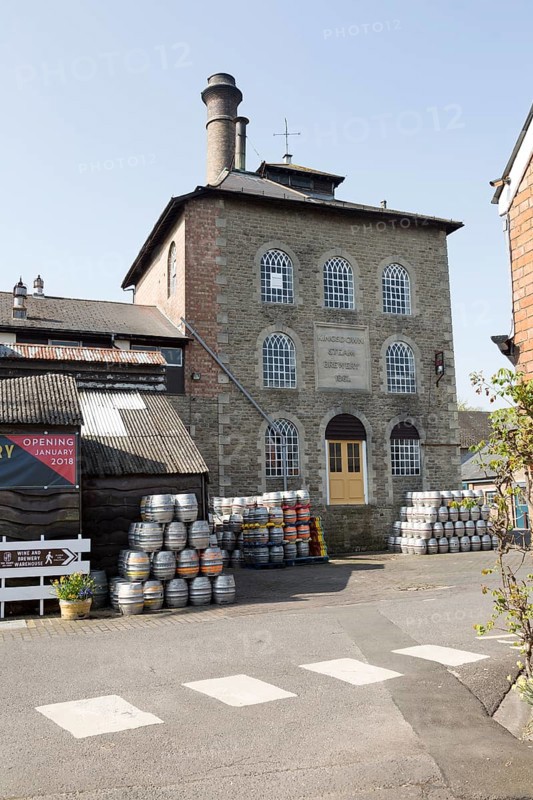 Nineteenth century industrial buildings of Arkell's brewery, Kingsdown, Swindon, Wiltshire, England, UK