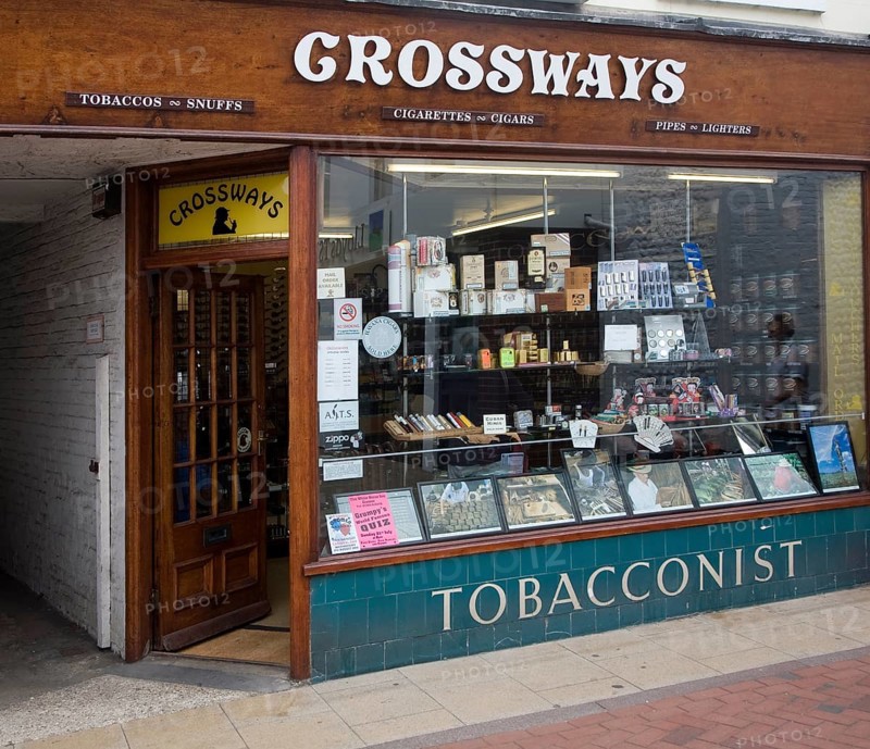 Crossways traditional tobacconist shop in Cromer, Norfolk, England, United Kingdom, Europe