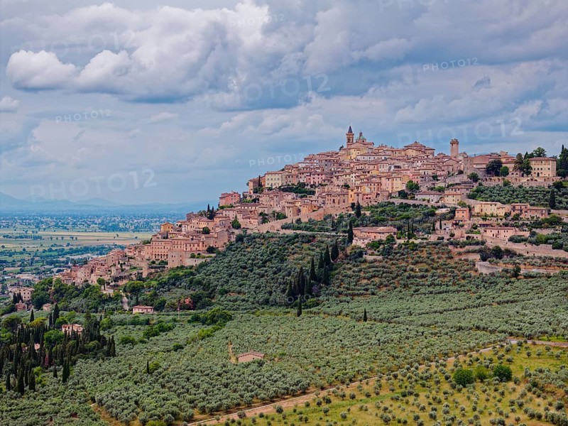 Trevi is a small Italian town in the province of Perugia in Umbria and a member of the association The Most Beautiful Places in Italy. Italy, Southern Europe
