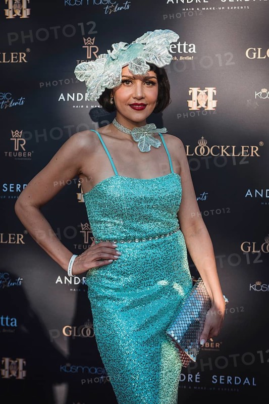 Pauline Stolze at the first Fashion Night with Harald Glööckler for his new fashion collection Teuber by HARALD GLÖÖCKLER at Loretta am Wannsee in Berlin on 28 June 2024